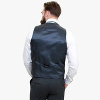 Traje de lana de 3 piezas Happy Gentleman GRINGO gris