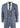 Traje de hombre de 3 piezas a cuadros azul cielo, tacto de lana, Marc Darcy, corte entallado, boda, graduación, Harry