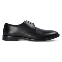 Henley - Zapatos Derby clásicos negros de punta lisa para hombre