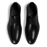 Henley - Zapatos Derby clásicos negros de punta lisa para hombre