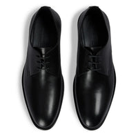 Henley - Zapatos Derby clásicos negros de punta lisa para hombre