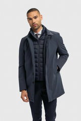 Heston - Abrigo acolchado ligero e informal para hombre