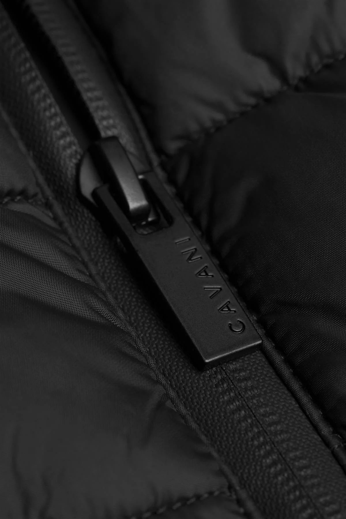 Heston - Abrigo negro acolchado ligero e informal para hombre