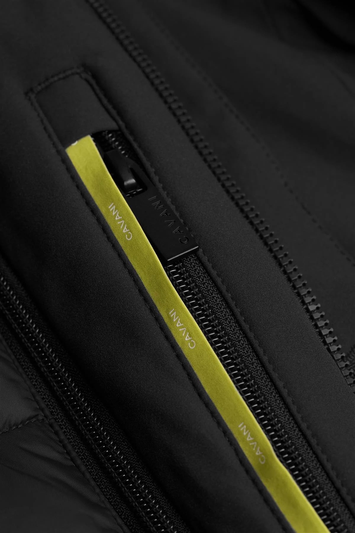 Heston - Abrigo negro acolchado ligero e informal para hombre