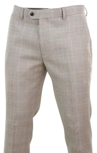 Holanda - Pantalones de cuadros beige para hombre