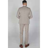 Holland - Blazer de cuadros beige para hombre