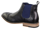 Botines Chelsea sin cordones para hombre, negros o marrones - Cavani Hound