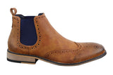 Botines Chelsea sin cordones para hombre, negros o marrones - Cavani Hound