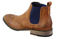 Botines Chelsea sin cordones para hombre, negros o marrones - Cavani Hound
