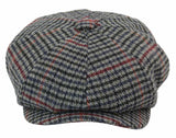 Gorra clásica de hombre estilo Newsboy a cuadros