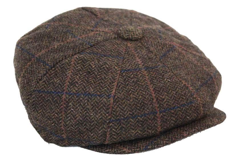 Sombrero de hombre estilo Peaky Blinders de tweed vintage