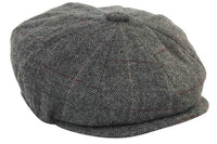 Sombrero de hombre estilo Peaky Blinders de tweed vintage