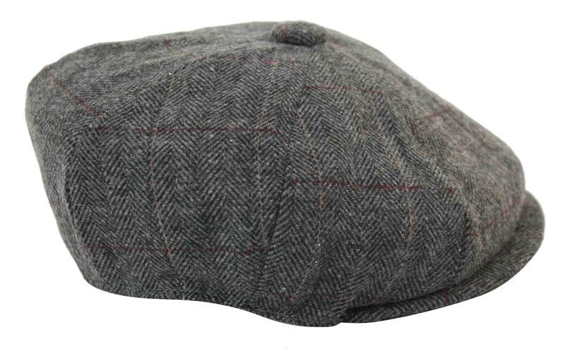 Sombrero de hombre estilo Peaky Blinders de tweed vintage