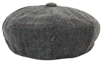 Sombrero de hombre estilo Peaky Blinders de tweed vintage