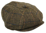 Sombrero de hombre estilo Peaky Blinders de tweed vintage