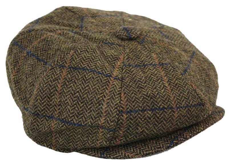 Sombrero de hombre estilo Peaky Blinders de tweed vintage