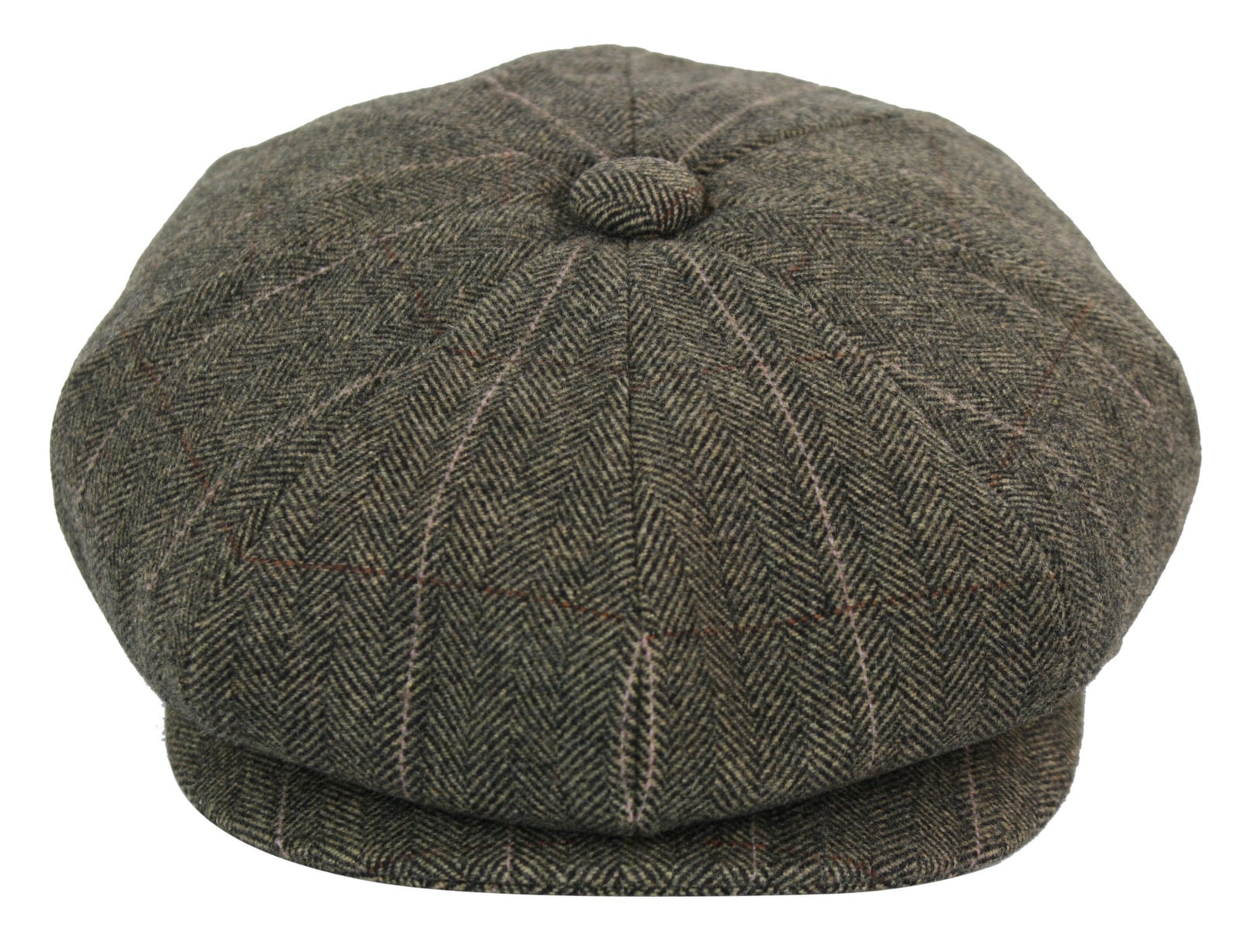 Gorra de hombre estilo Peaky Blinders de tweed a cuadros