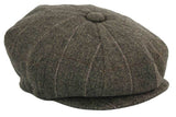 Gorra de hombre estilo Peaky Blinders de tweed a cuadros