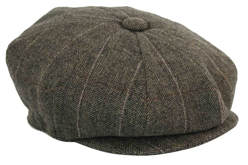 Gorra de hombre estilo Peaky Blinders de tweed a cuadros