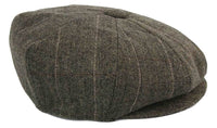 Gorra de hombre estilo Peaky Blinders de tweed a cuadros