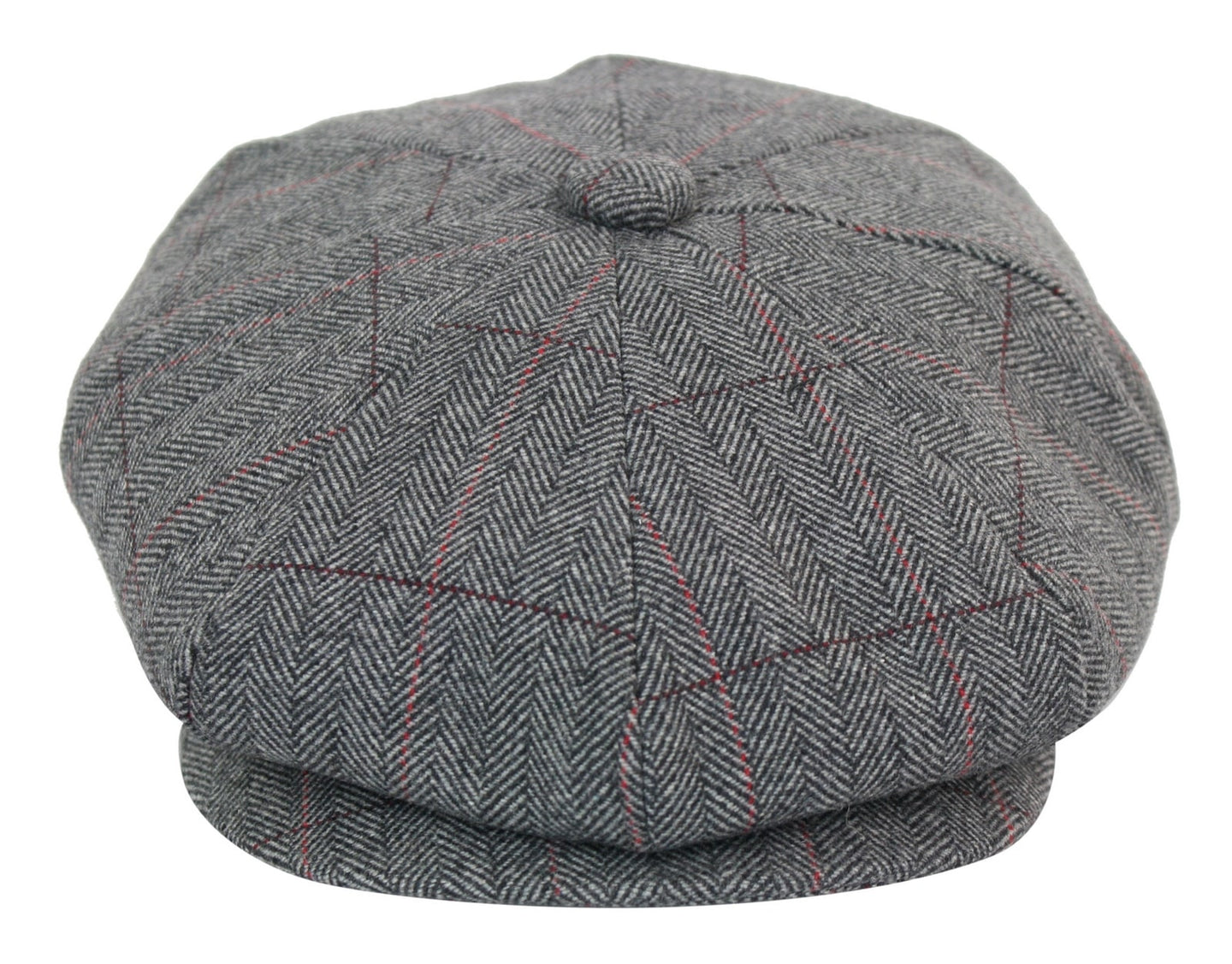 Gorra de hombre estilo Peaky Blinders de tweed a cuadros