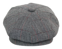 Gorra de hombre estilo Peaky Blinders de tweed a cuadros