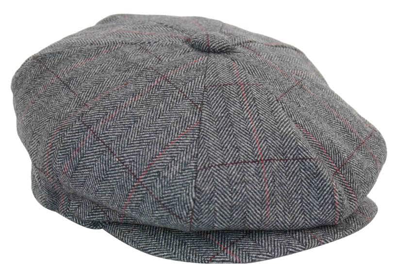 Gorra de hombre estilo Peaky Blinders de tweed a cuadros