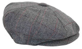 Gorra de hombre estilo Peaky Blinders de tweed a cuadros