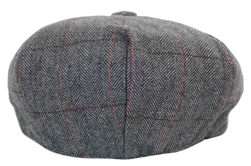 Gorra de hombre estilo Peaky Blinders de tweed a cuadros