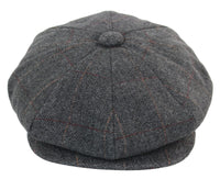 Gorra de hombre estilo Peaky Blinders de tweed a cuadros
