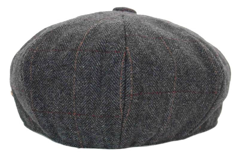 Gorra de hombre estilo Peaky Blinders de tweed a cuadros