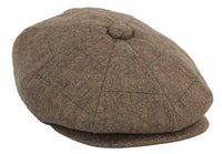 Gorra de hombre estilo Peaky Blinders de tweed a cuadros