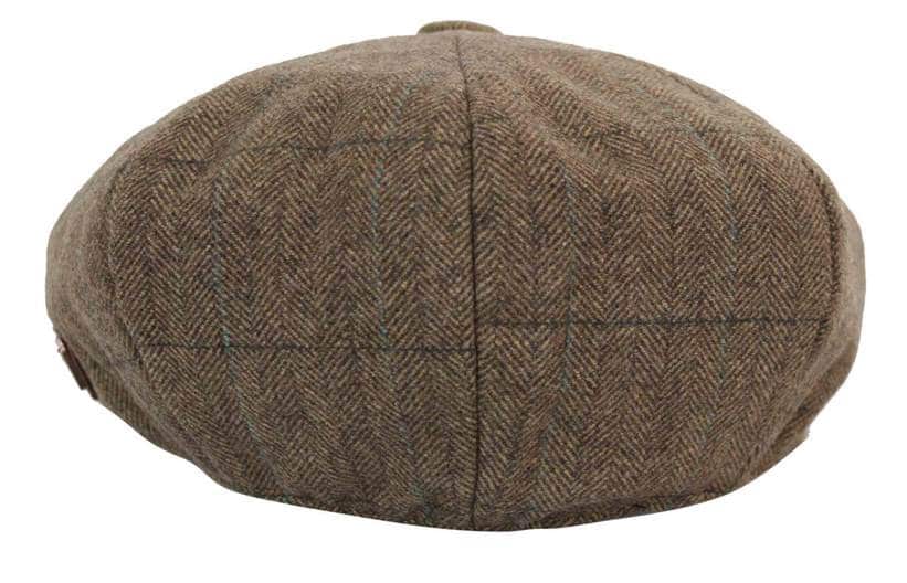 Gorra de hombre estilo Peaky Blinders de tweed a cuadros