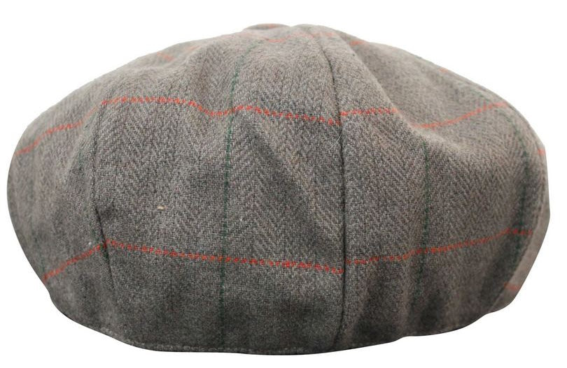 Gorra de hombre estilo Peaky Blinders de tweed a cuadros