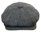 Gorra de hombre estilo Peaky Blinders de tweed a cuadros