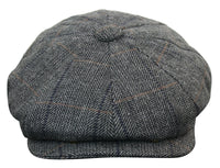 Gorra de hombre estilo Peaky Blinders de tweed a cuadros
