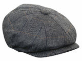 Gorra de hombre estilo Peaky Blinders de tweed a cuadros