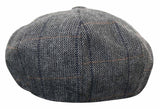 Gorra de hombre estilo Peaky Blinders de tweed a cuadros