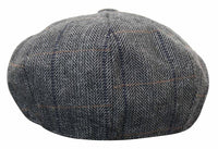 Gorra de hombre estilo Peaky Blinders de tweed a cuadros