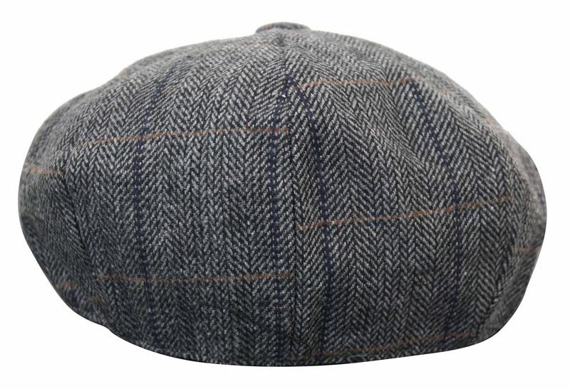 Gorra de hombre estilo Peaky Blinders de tweed a cuadros