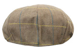 Gorra de hombre estilo Peaky Blinders de tweed a cuadros