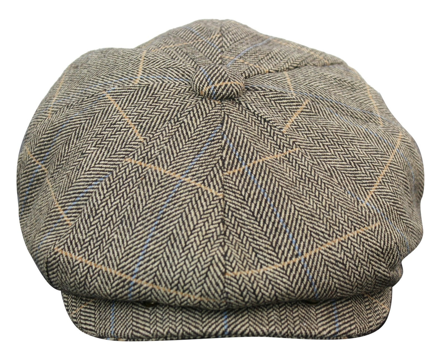 Gorra de hombre estilo Peaky Blinders de tweed a cuadros