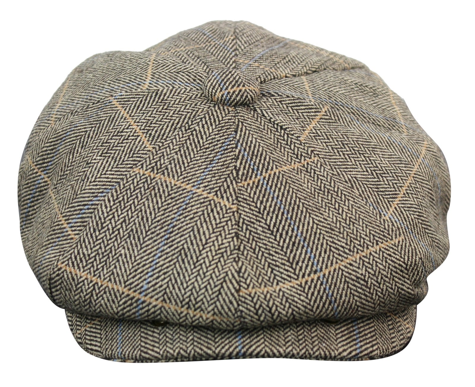 Gorra de hombre estilo Peaky Blinders de tweed a cuadros