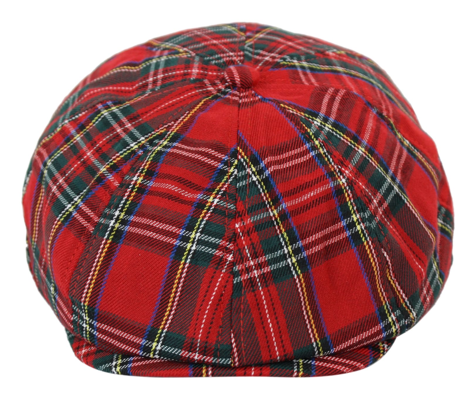Gorra de repartidor de periódicos de tweed de 8 paneles para hombre