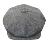 HT6364 - Gorro de hombre estilo "Peaky Blinders" de tweed con espiga