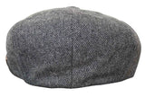 HT6364 - Gorro de hombre estilo "Peaky Blinders" de tweed con espiga
