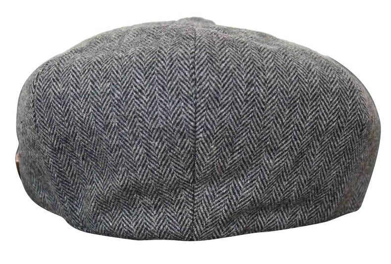 HT6364 - Gorro de hombre estilo "Peaky Blinders" de tweed con espiga