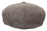 HT6364 - Gorro de hombre estilo "Peaky Blinders" de tweed con espiga