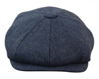 HT6364 - Gorro de hombre estilo "Peaky Blinders" de tweed con espiga