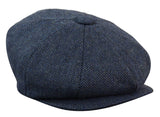 HT6364 - Gorro de hombre estilo "Peaky Blinders" de tweed con espiga